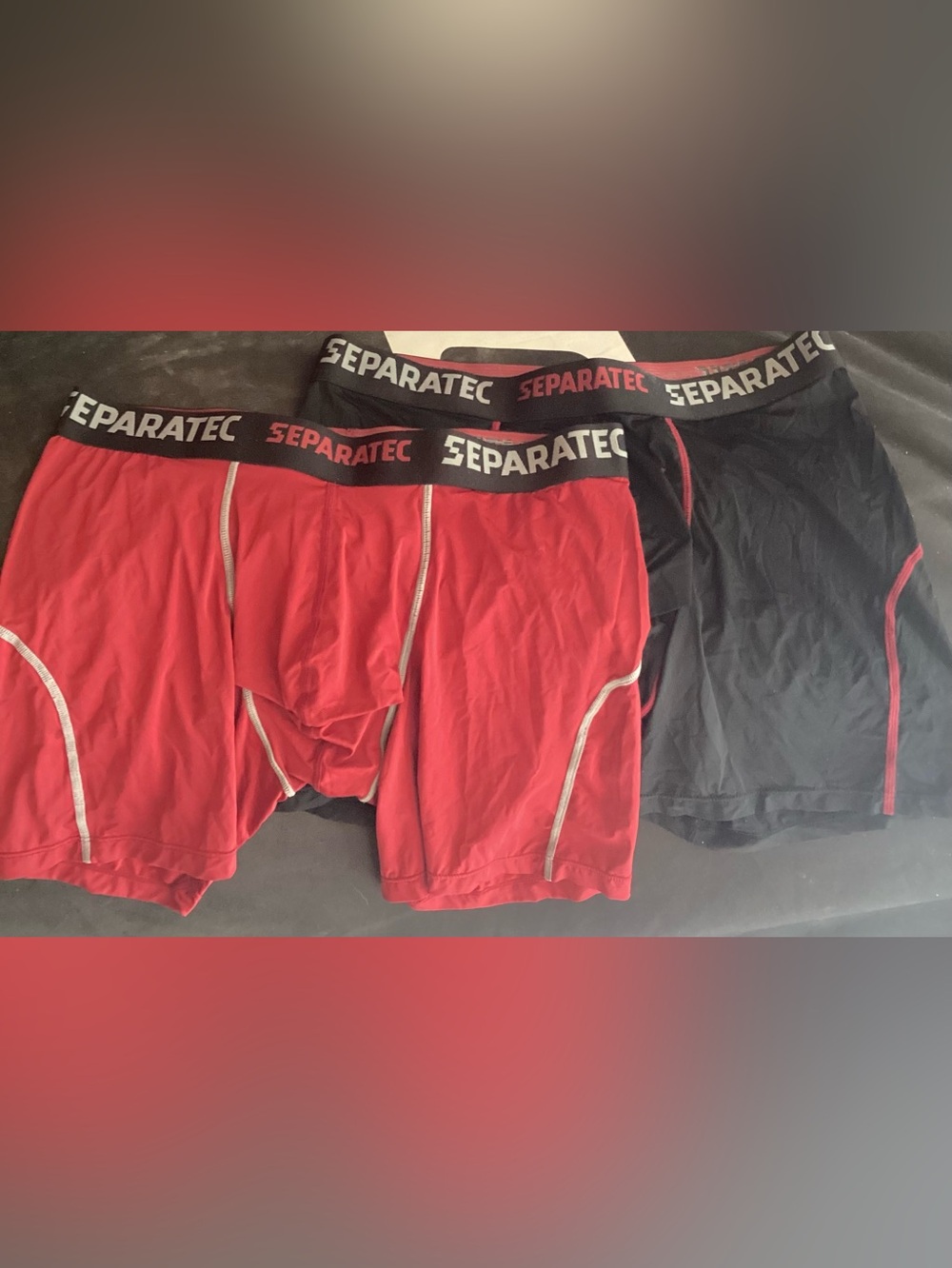 🏋🏻‍♂️ SEPARATEC  ♥️  COMPRESSION BOXER BRIEFS Athletic Workout Sz Medium